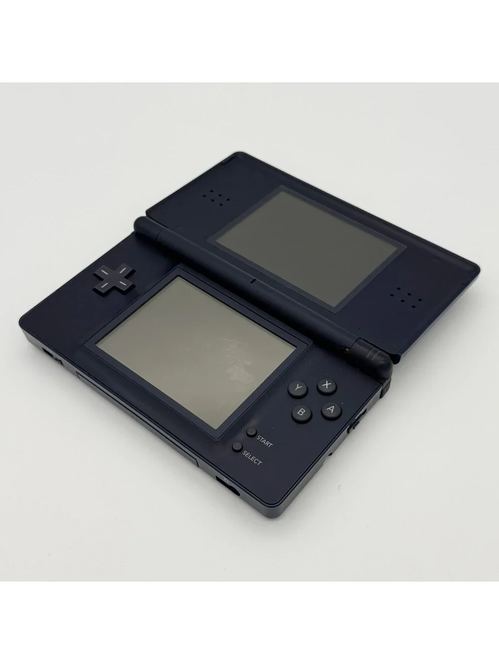 Nintendo DS Lite USG-001 JPN Dark Blue Japan Broken Top LCD - Yellowing Bottom